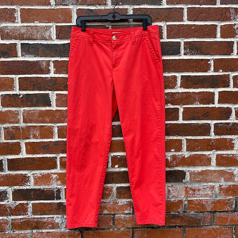 4for$20 Liz Claiborne size 8 coral red ankle pants